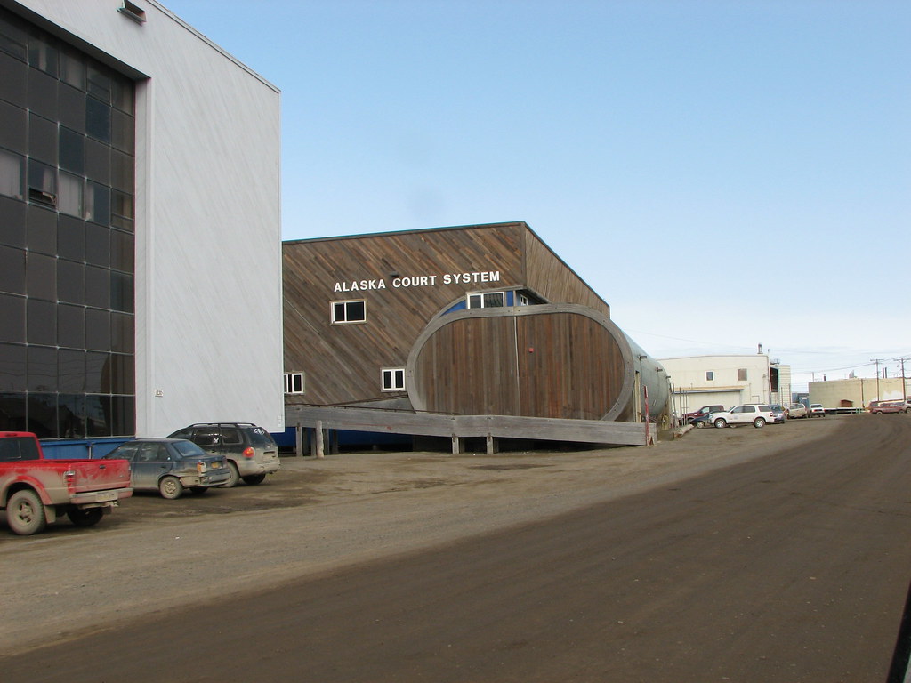 A view of the Barrow courthouse Downtown Barrow Noah Burrell Flickr