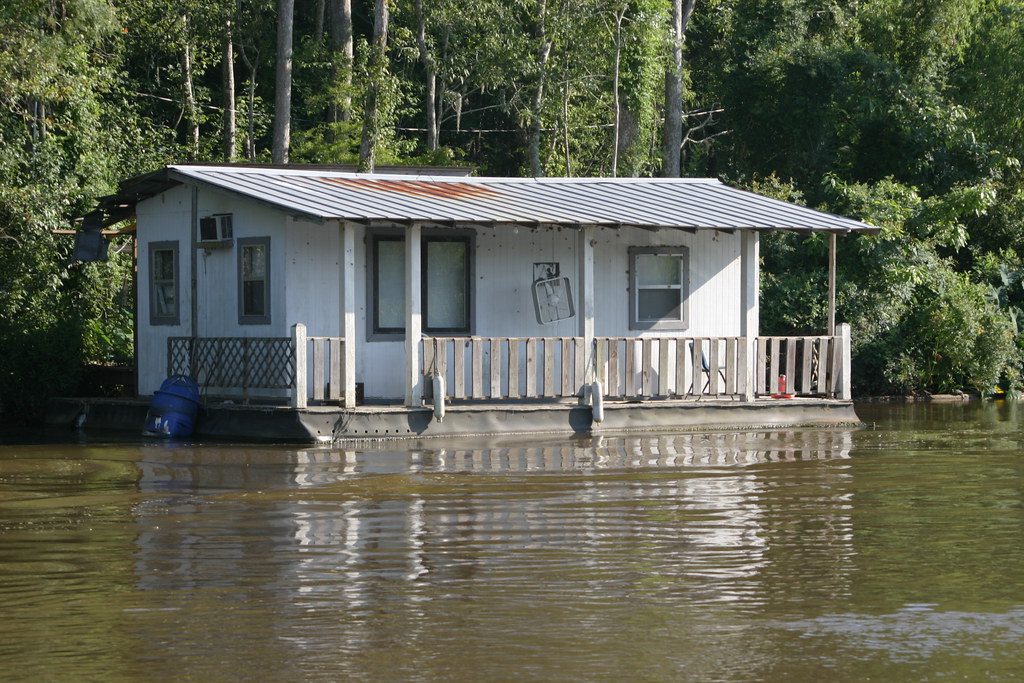 Louisiana Houseboat West Pearl River, White Kitchen, Louis… Gregg
