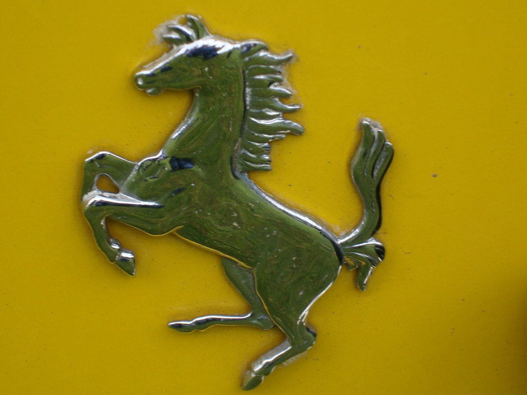 Ferrari Horse The distinctive badge of the Ferrari. RUTHCW Flickr