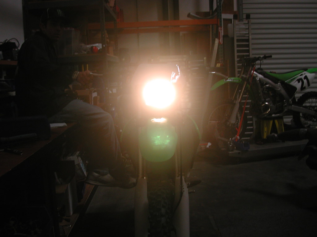 KAWASAKI KX250F & KX250 HEADLIGHT CONVERSION Flickr