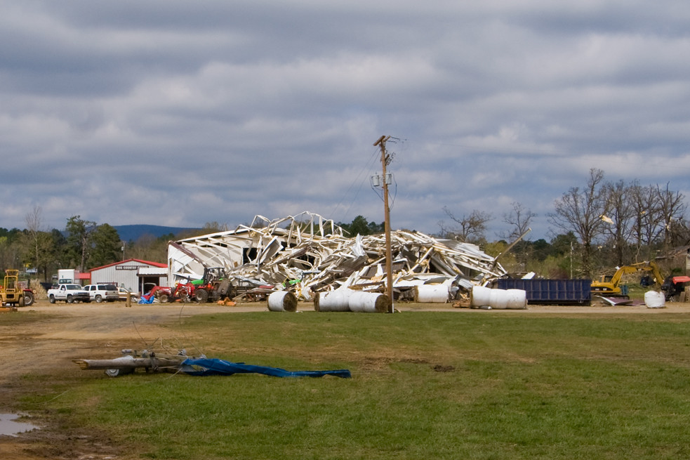Mena tornado 10 Side view of Gilchrist Tractor Jason Hicks Flickr