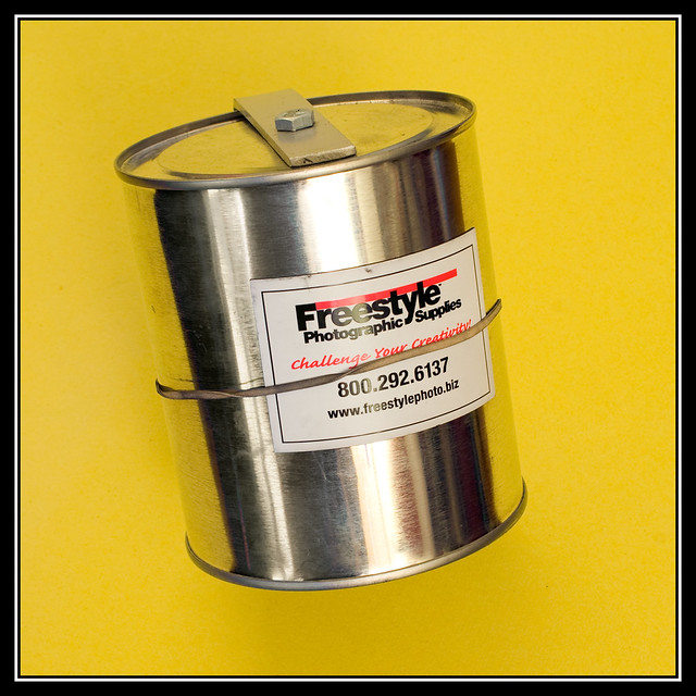 Flickriver Photoset 'Merlin Paint Can Pinhole (Anamorphic)' by Eric