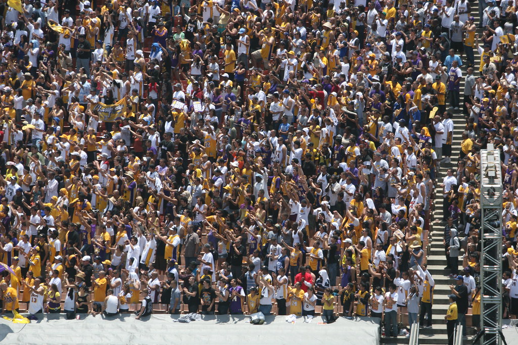Los Angeles Lakers 2009 NBA Champions Massive crowds packe… Flickr