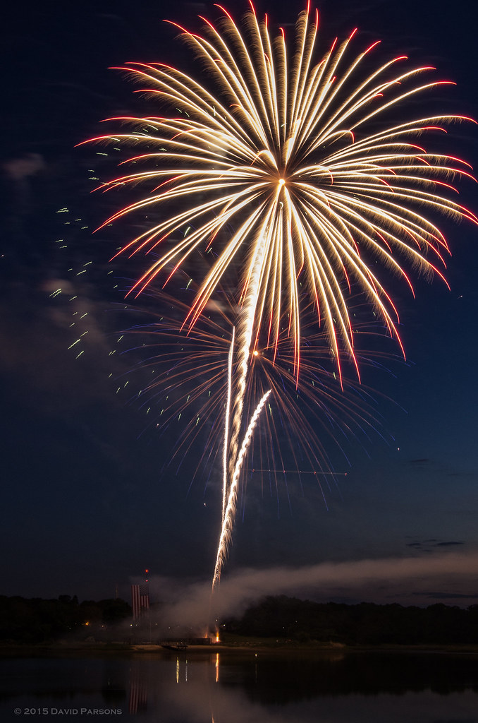 Quincy Flag Day Fireworks David Parsons Flickr