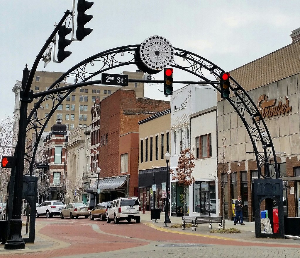 Downtown Evansville Indiana aaron stewart Flickr