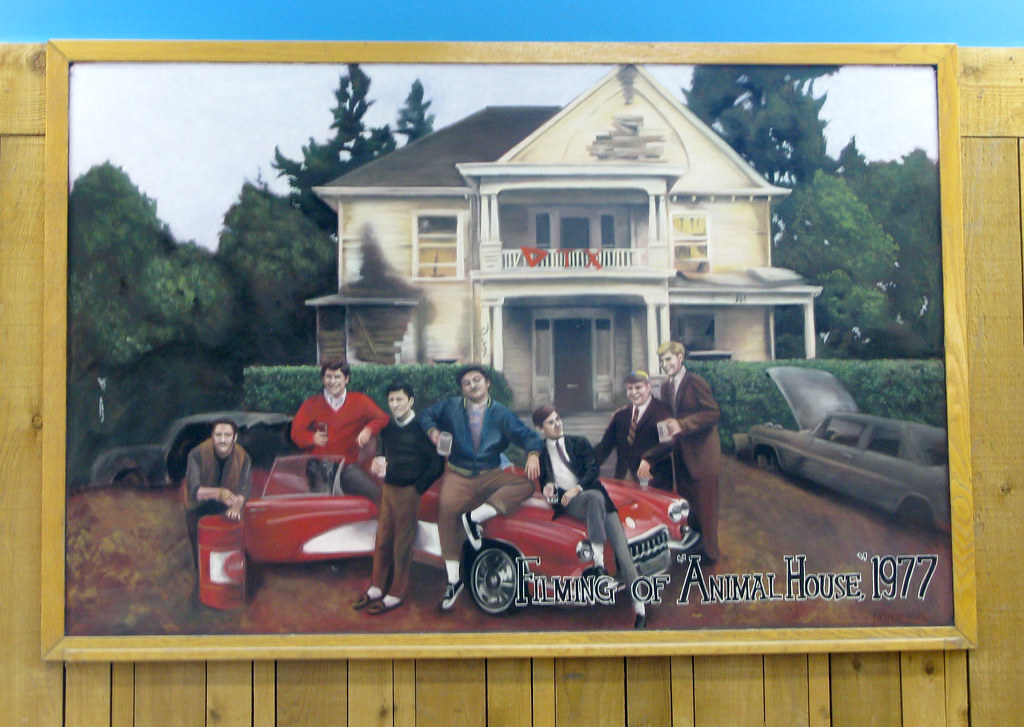 Filming At Animal House 1977 Cathy Cole Flickr