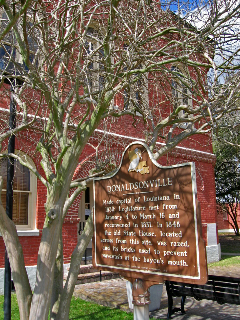 Donaldsonville historic marker at Donaldsonville, Louisia… Flickr