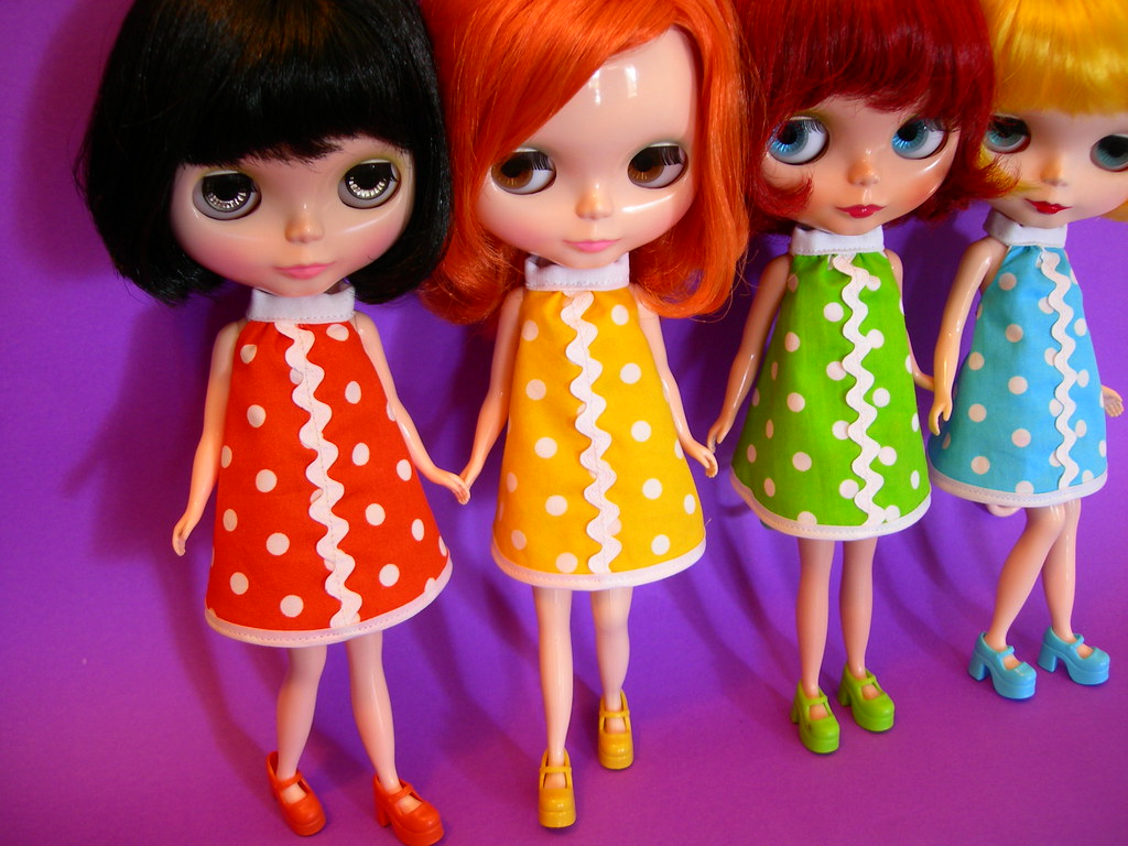 Dollies and Rainbows Getting ready to send my first lot of… Flickr