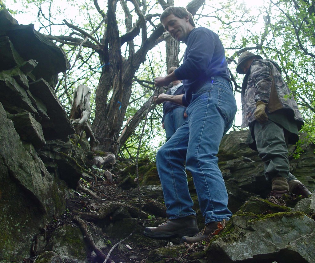 Cory descending to Dutchess Quarry Caves DSC00098 It is so… Flickr