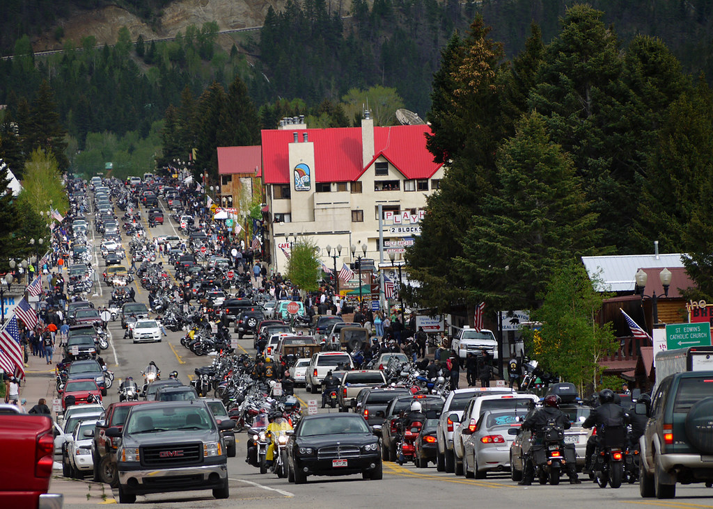 Motorcycle Rally Red River, New Mexico Just look how bus… Flickr