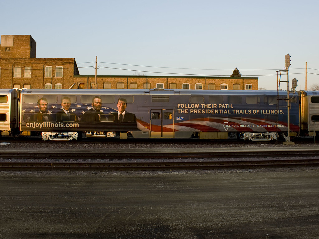 Metra Ad Car Harvard IL Metra Ad Car Harvard IL Flickr