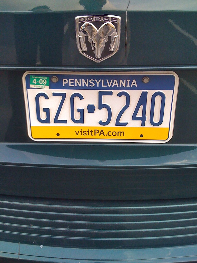 iPhone photo Dodge Journey rental car license plate in Ta… Flickr