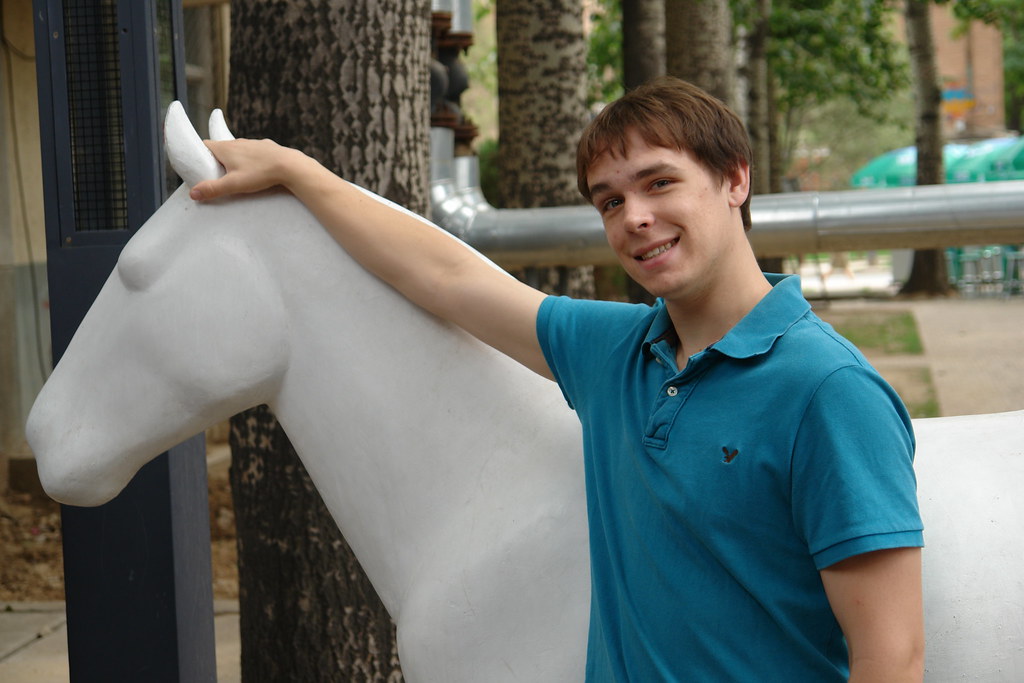 Mike + horse Mike. This looks very high school senior pic.… Flickr