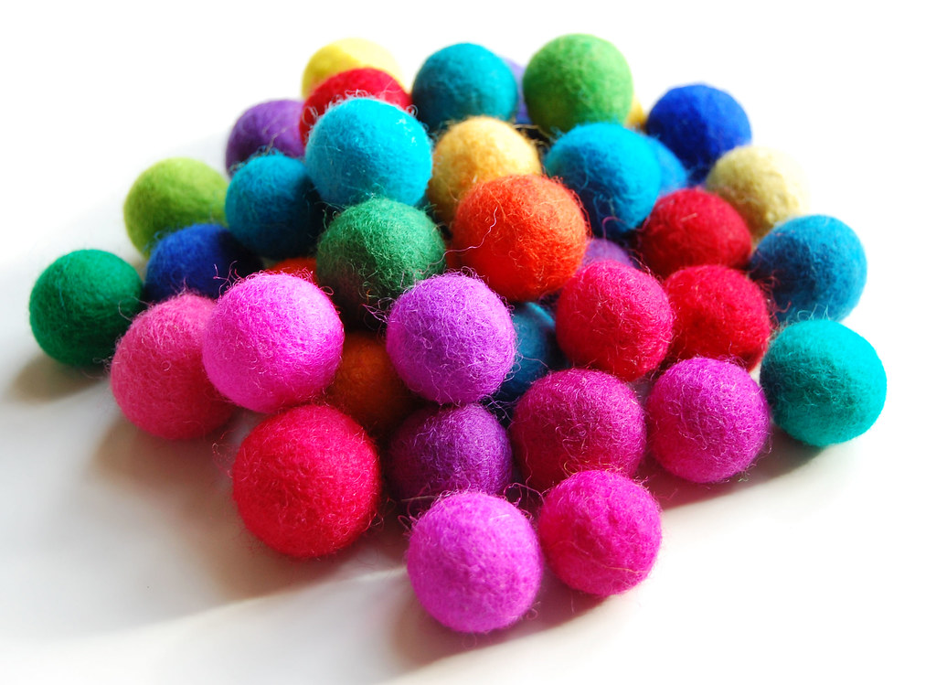 Felt Beads I have been busy felting some merino beads to m… Flickr