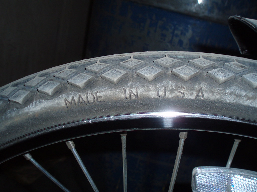 Made in USA bike tire Made in USA bike tire Flickr