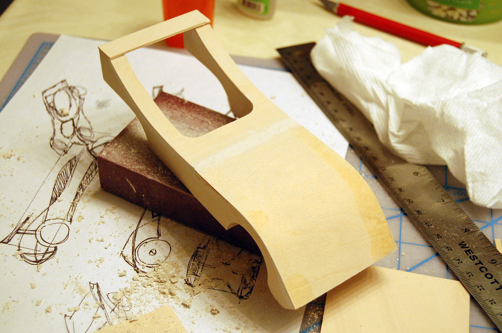 2009 Pinewood Derby Car 2 (Step 7, more sanding and filli… Flickr