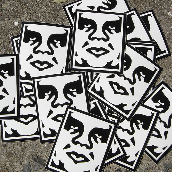 Shepard Fairey, Obey Giant Icon Face Sticker Packs Flickr