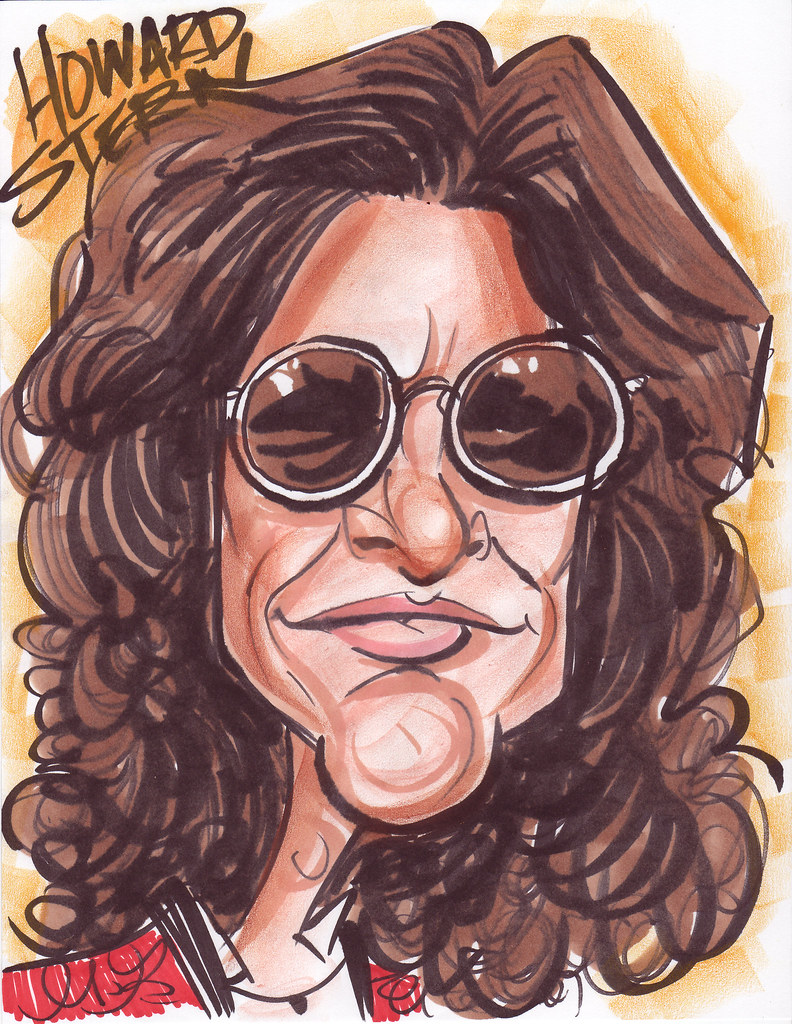 Howard Stern Howard Stern Caricature by Steve Nyman www.aa… Flickr