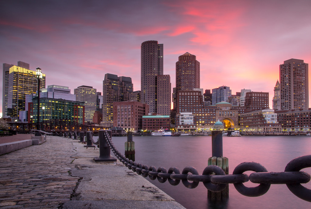 Boston Financial District Skyline site/Prints This … Flickr