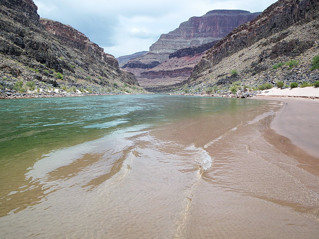 Sand and Beach Grand Canyon The Colorado was still runni… Flickr