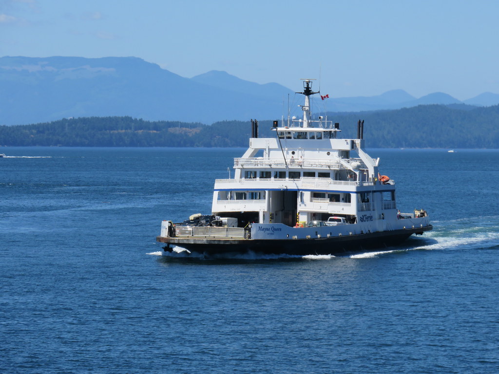 Mayne Queen Approaching Mayne Island ferry dock Sean Marshall Flickr