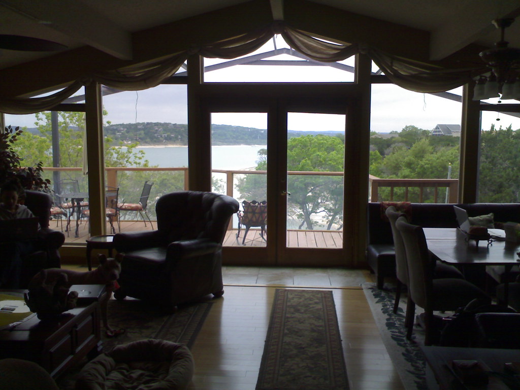 Overcast day Canyon Lake house we rented for wife's bda… Flickr