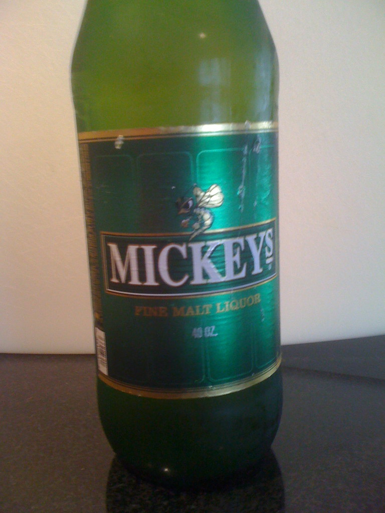 Mickey's 40oz Miller 5.9 ABV Malt. Liquor. This is my p… Flickr