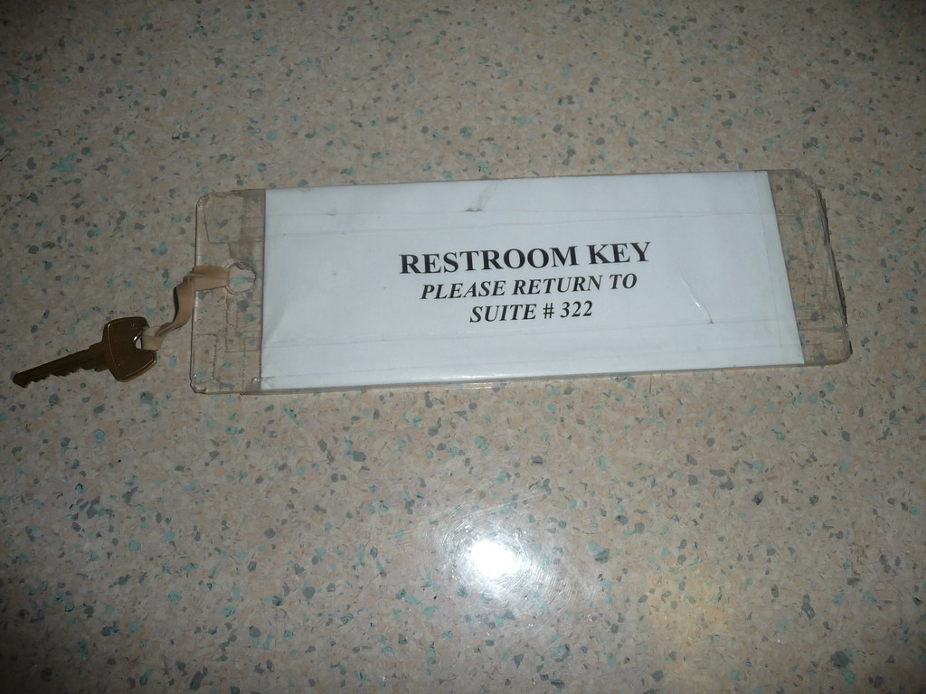 Restroom Key From a doctor's office Chester Paul Sgroi Flickr