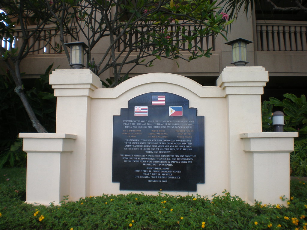 Filipino War Veterans Memorial, Filipino Community Center,… Flickr