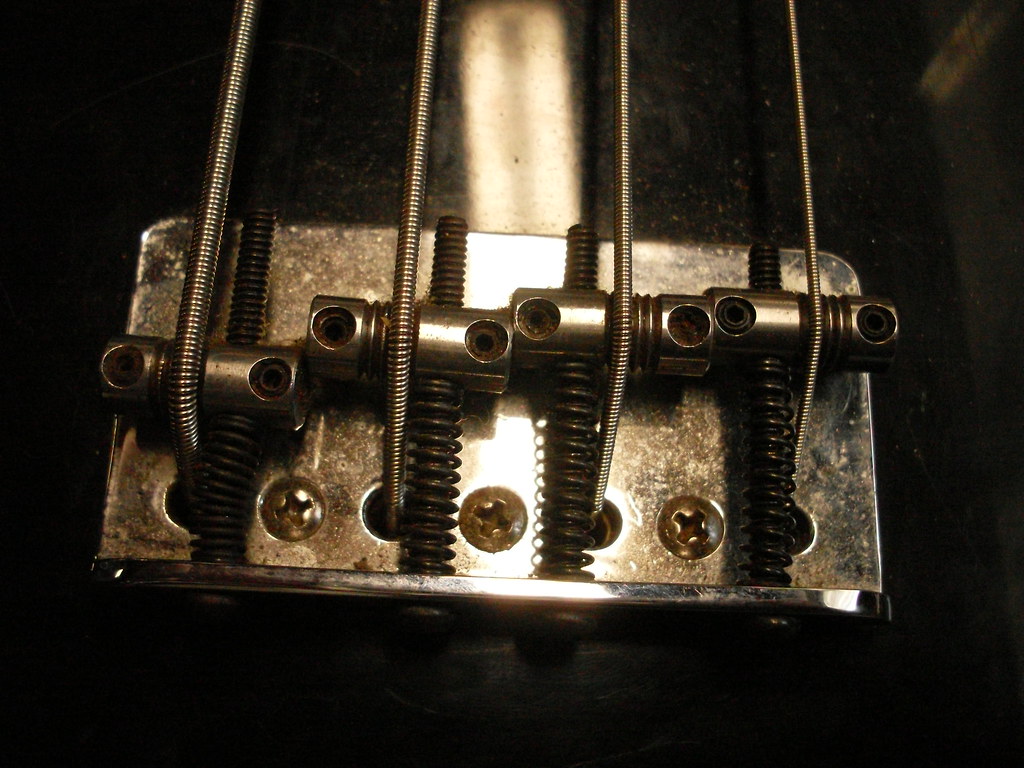 PBass Bridge Am Std PBass, bridge. Roadside Guitars Flickr