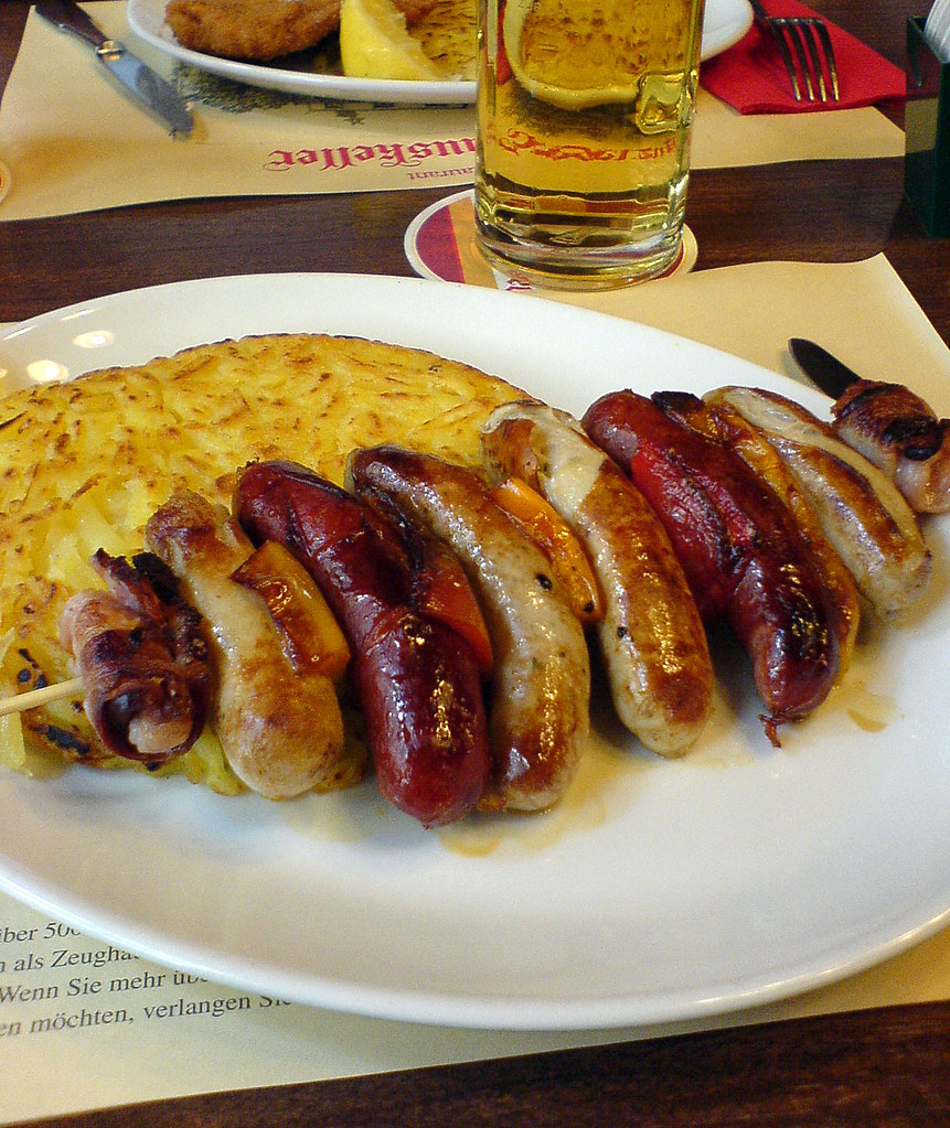 A sausage lunch at the Zeughauskeller restaurant in Zürich… Flickr
