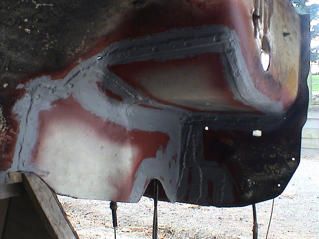 Welding job Battery tray weld from underneath. Took a few … Flickr