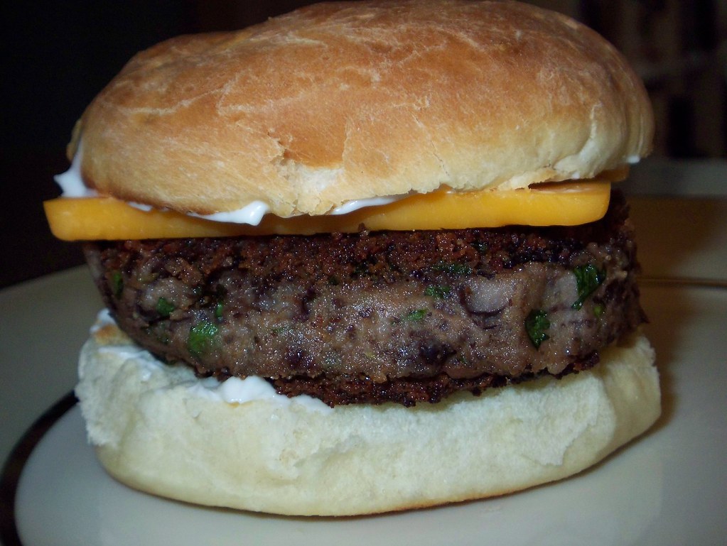 black bean burger katie_poplin Flickr