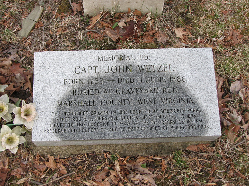 Capt. John Wetzel Memorial Capt. John Wetzel Burn 1733Die… Flickr