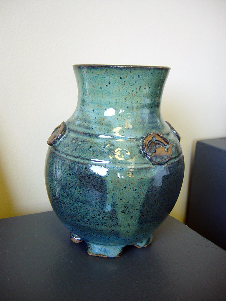 "Dolphin Vase" clay Conrad Lippert Huntsville Art League Flickr