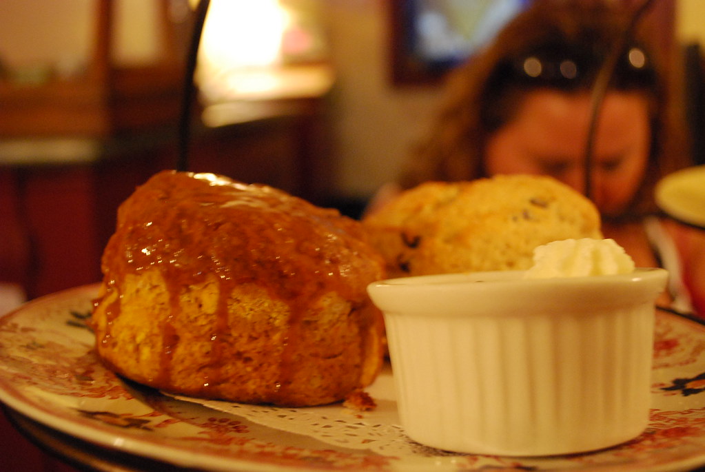 Scones with the Madhatter Tea at Alice's Tea Cup Pumpkin s… Flickr
