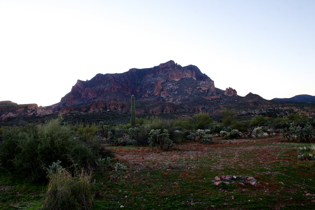 Off Highway 60 near Superior Arizona Desert dawn. Henry T. McLin