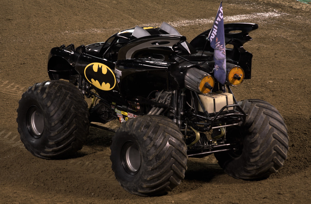 Batman Monster Truck The BatTruck qualified for the Race … Clark