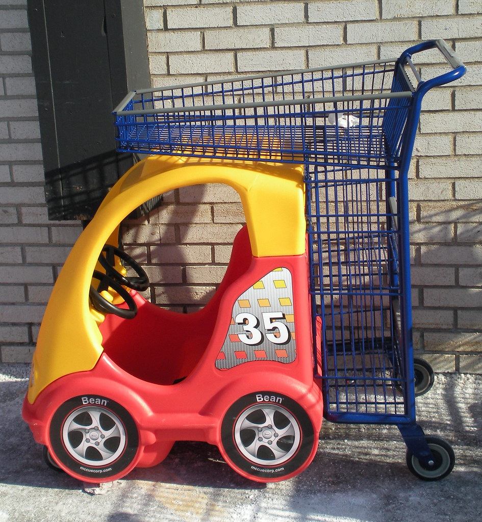 Race Car Shopping Cart Go, Speed Racer, go! Ha ha! This ra… Flickr