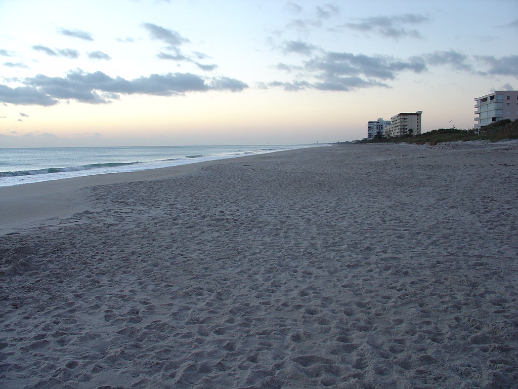 Sunrise and the beach is empty Indialantic, Florida G. Flickr