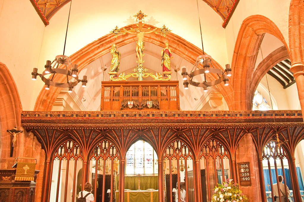 2009June13Quantocks40 Rood screen, Lydeard Chur… Flickr