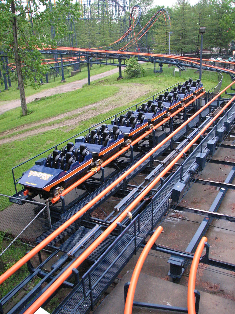 Kings Island 172 Vortex with operations. Boo. ww… Flickr