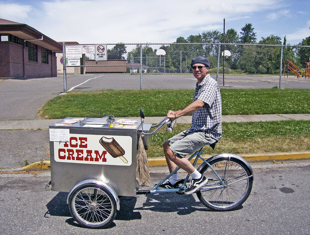 Ice Cream Bike! "I've never seen an ice cream bike!" Said … Flickr