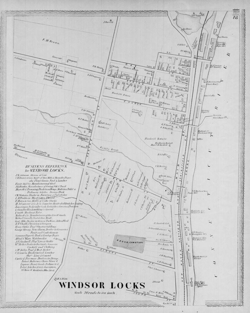 Windsor Locks. (Petersen Collection) Full Quality, Georefe… Flickr