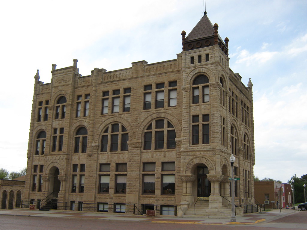 Old Bank Building Ness City Kansas This building once hous… Flickr