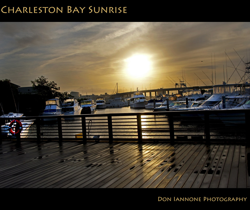 Charleston Bay Sunrise Please view in large size to enjoy … Flickr