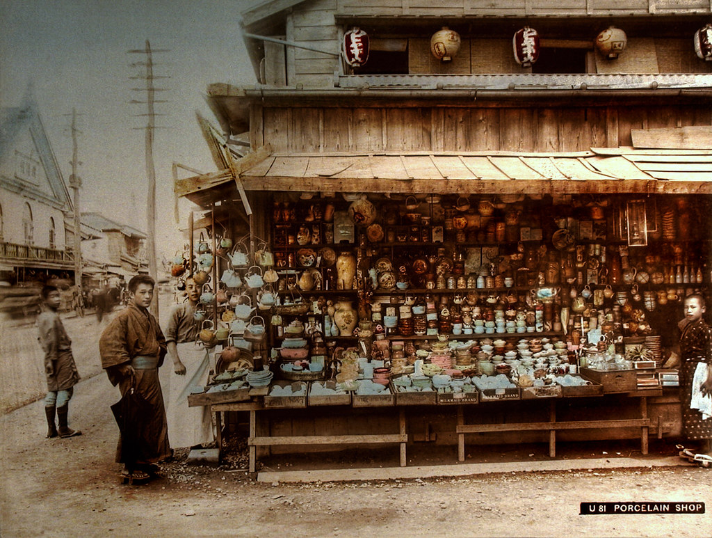 Porcelain Shop in Old Japan a photo on Flickriver
