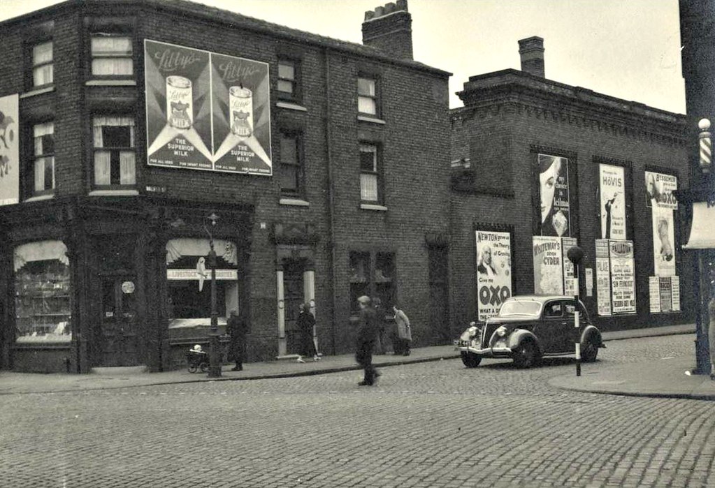 Junction of Walker Street & Moor Lane, Preston c.1936 Flickr