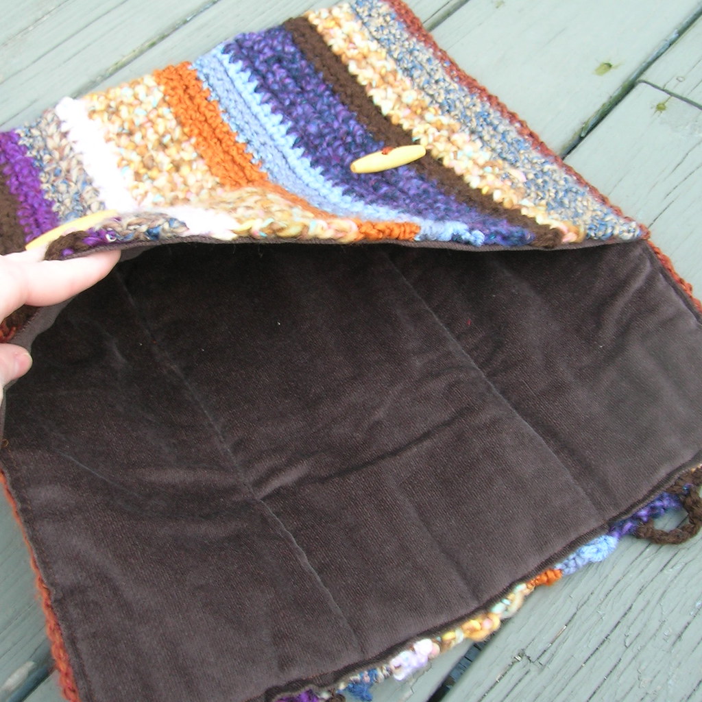 vintage laptop case this laptop case is made from remnants… Flickr