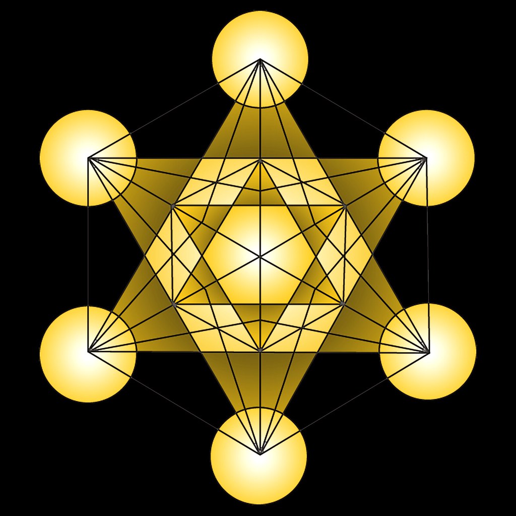 Metatron's Cube Gold SunRa Harmonic Flickr